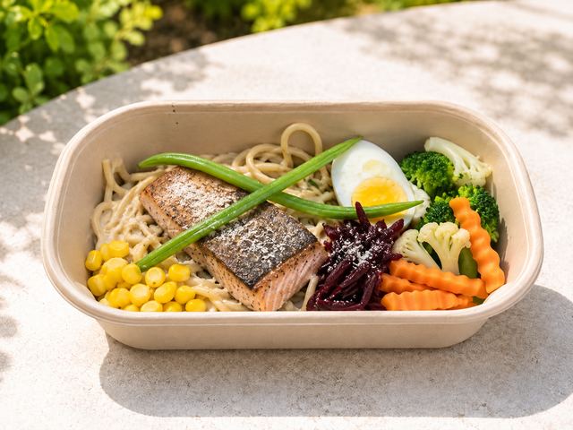 Salmon Mushroom Pasta